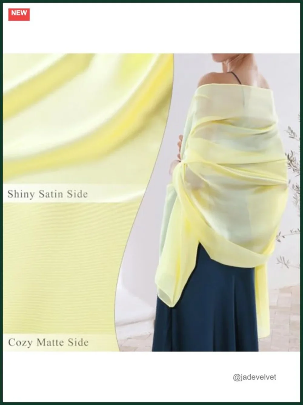 Silky Chiffon Scarf Wrap for Evening Dresses Wedding Pashmina Shawl